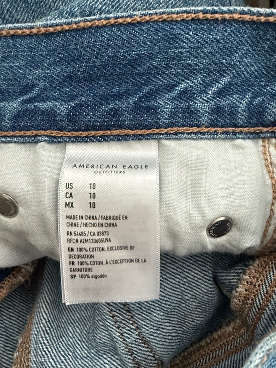 American Eagle Outfitters pride Denim 90s boyfriend Shorts Embroidery - Picture 3 of 4